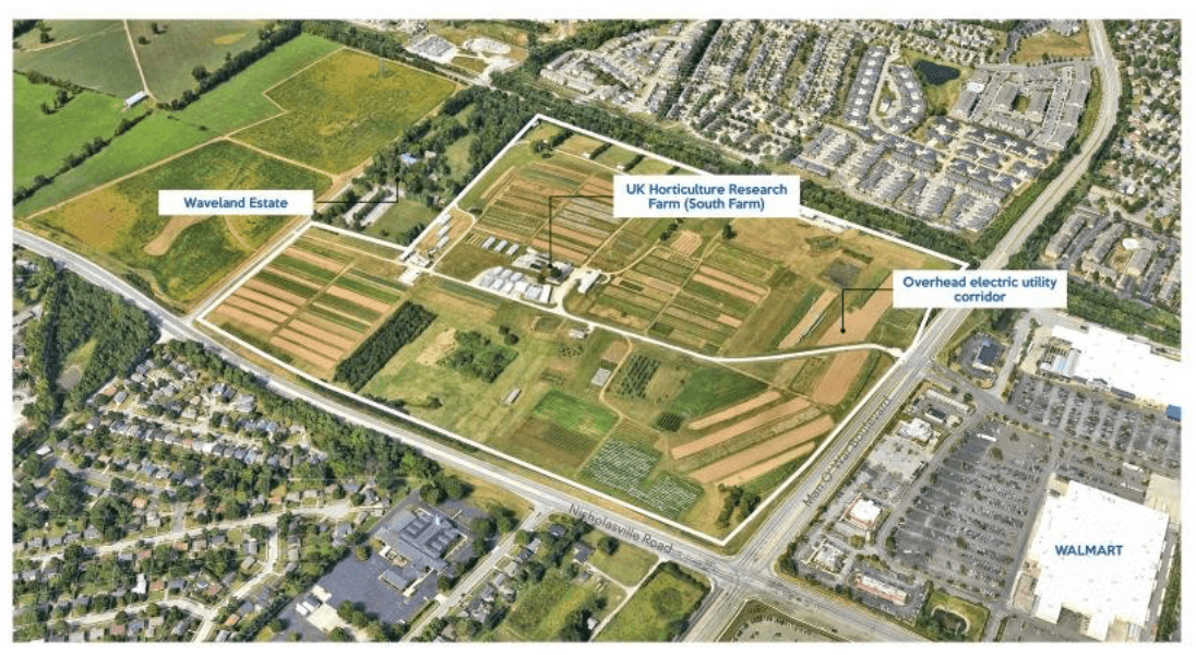 Satellite View of Emmert Farm Site
