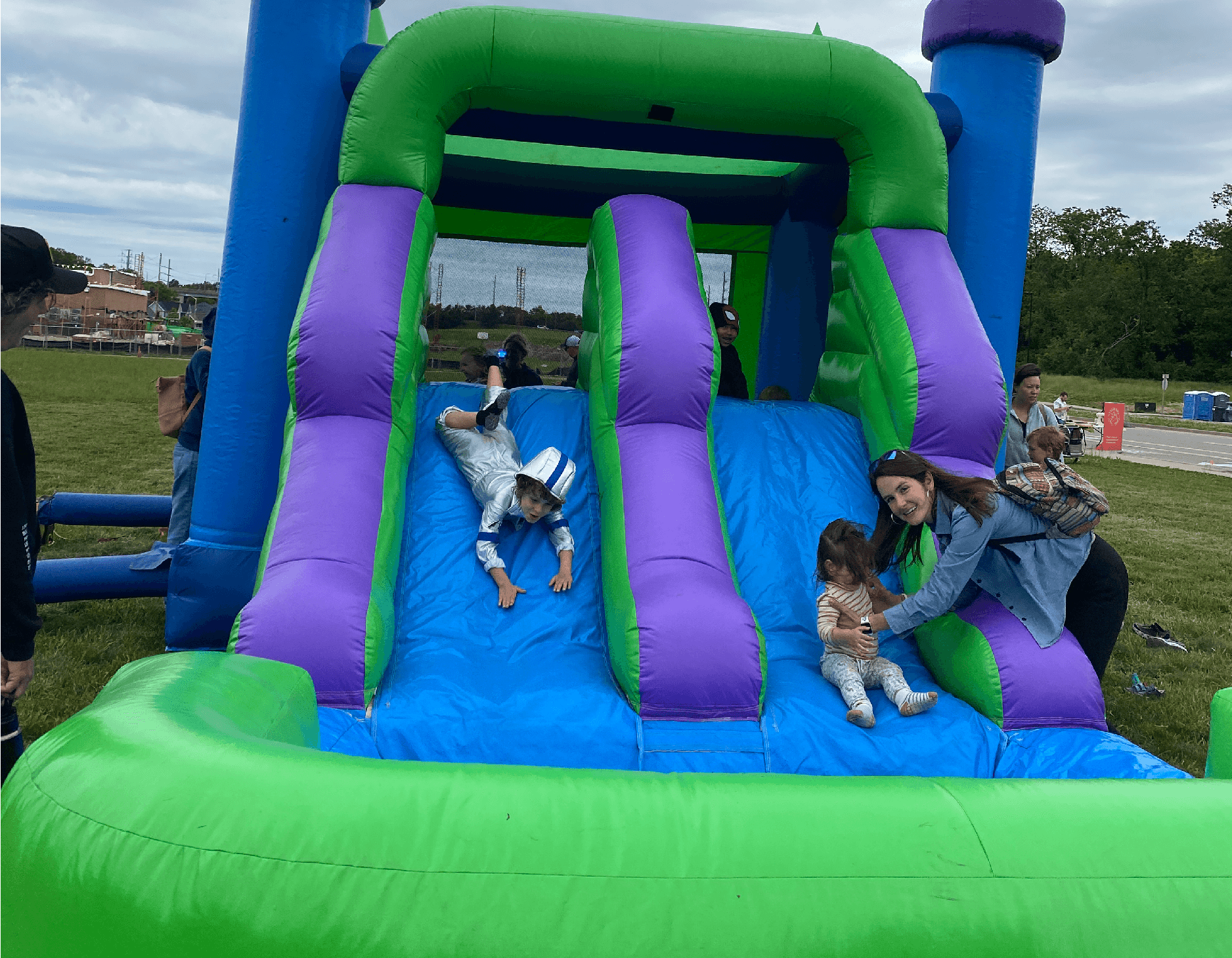 Bouncy house at StreetFest